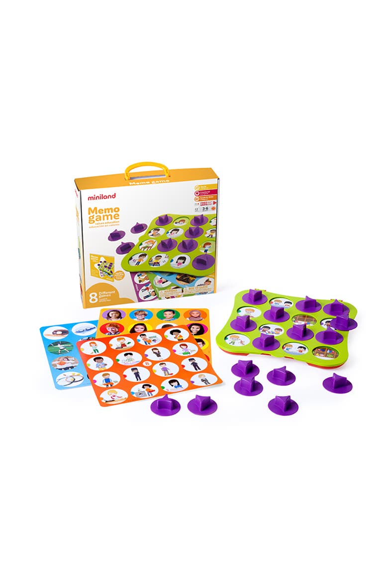 Memo Games Values Education, Main, color, Orange Multi