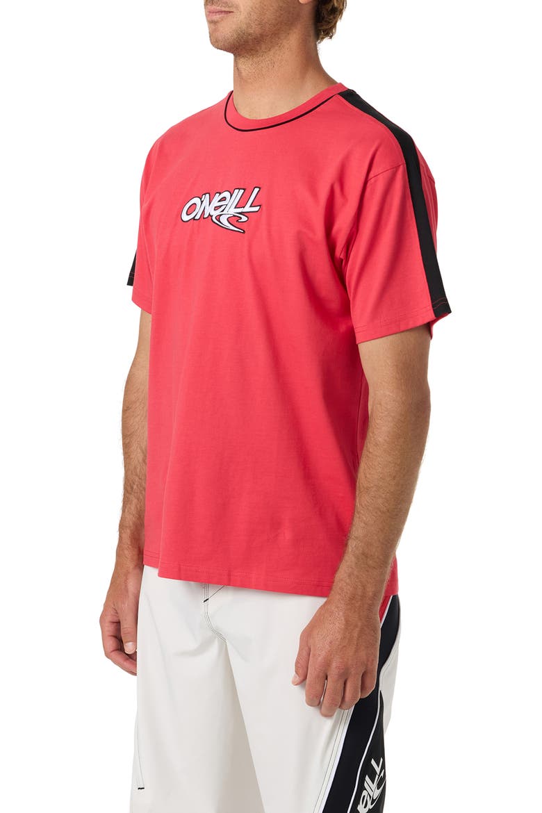 Wave Cult Logo T-Shirt, Alternate, color, LAVA RED