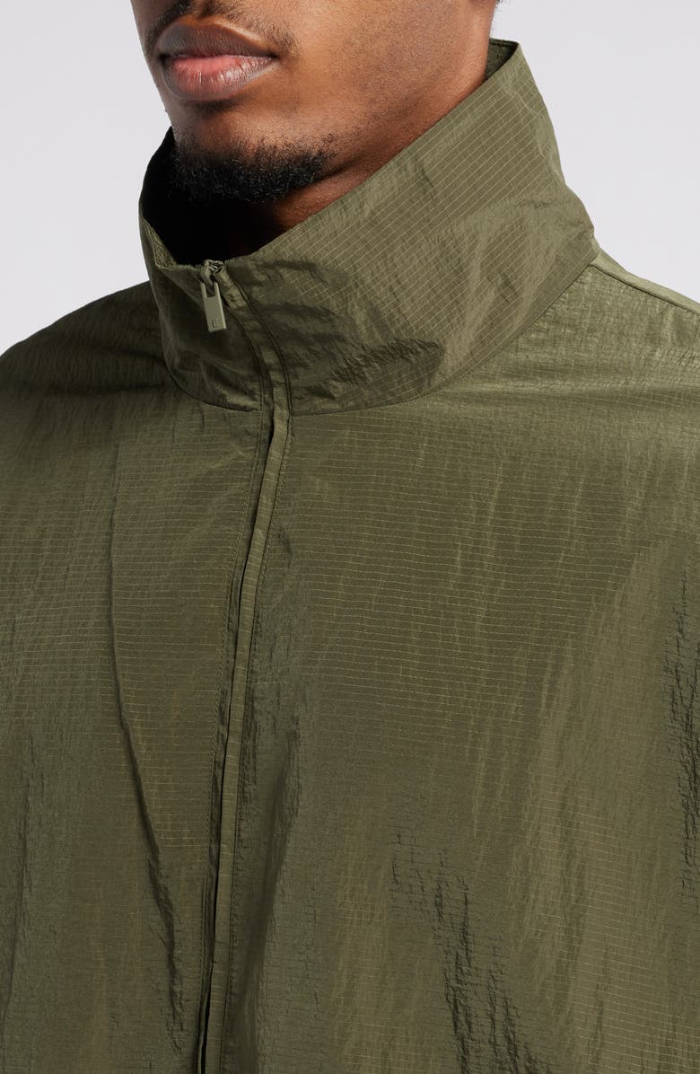 Fear of God Essentials Gender Inclusive Ripstop Nylon Half Zip Pullover, Alternate, color,