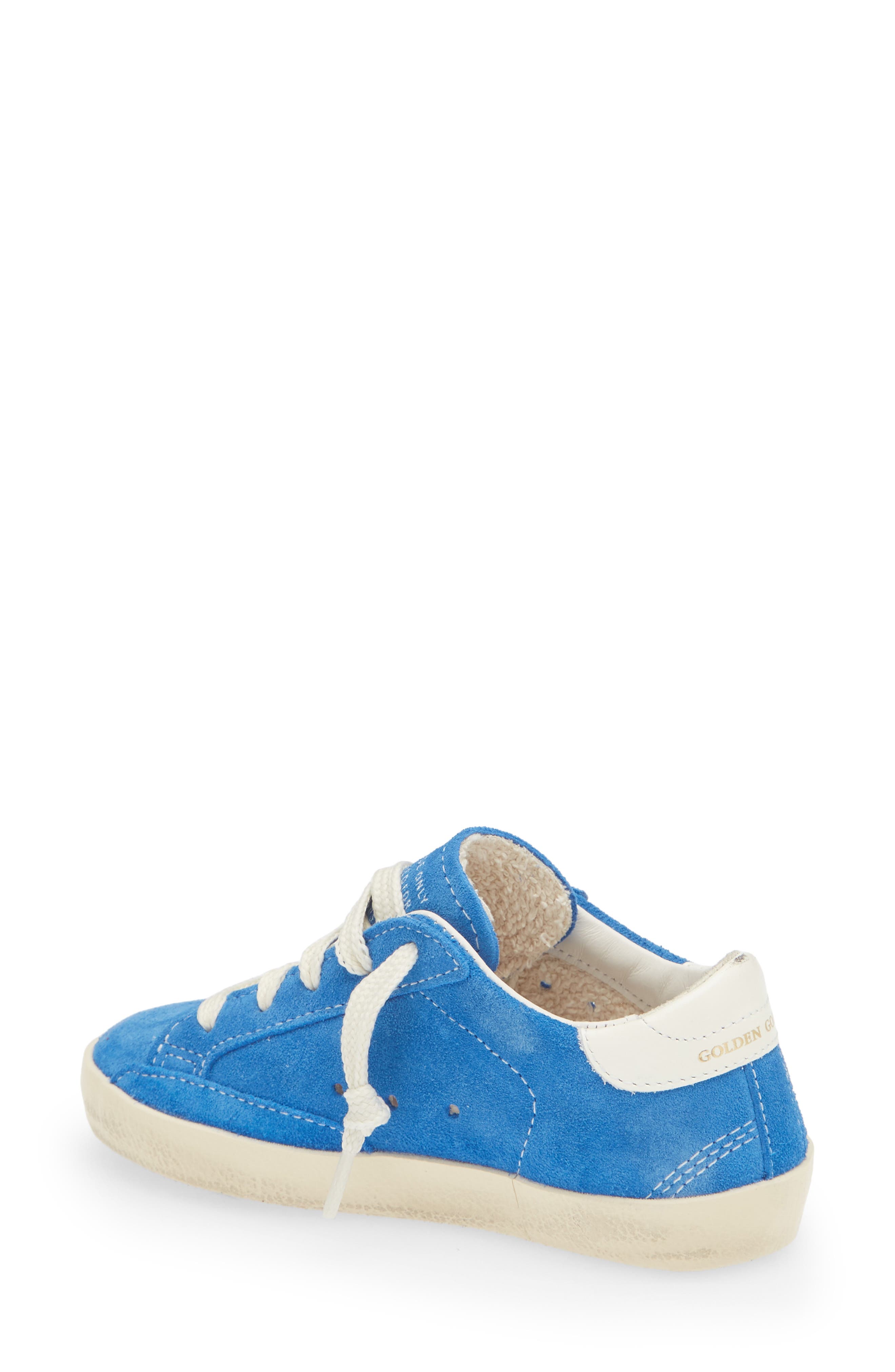 Kids' Super-Star Sneaker, Alternate, color, BLUETTE/ WHITE