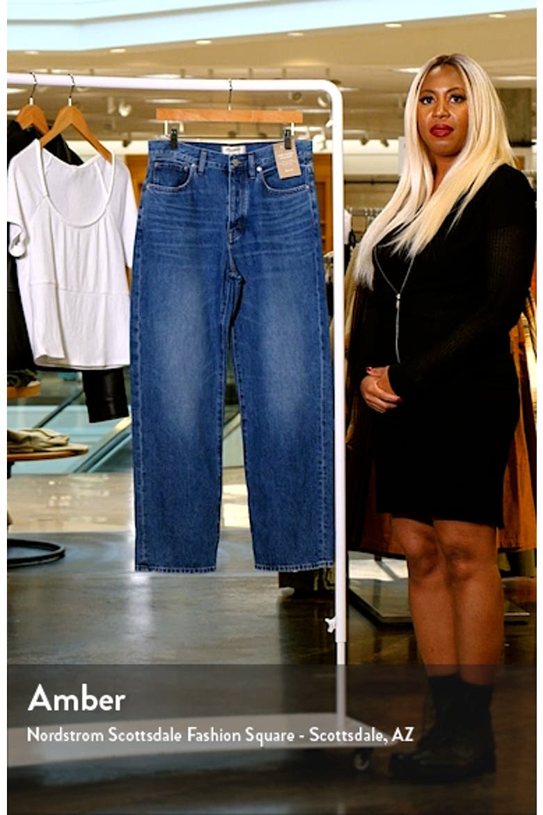 Low Slung Straight Leg Jeans video