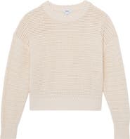 Reiss Bonnie Open Stitch Cotton Sweater