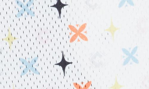 Cult Of Individuality Geo Print Mesh Shorts In Cult Repeat Patt Whi