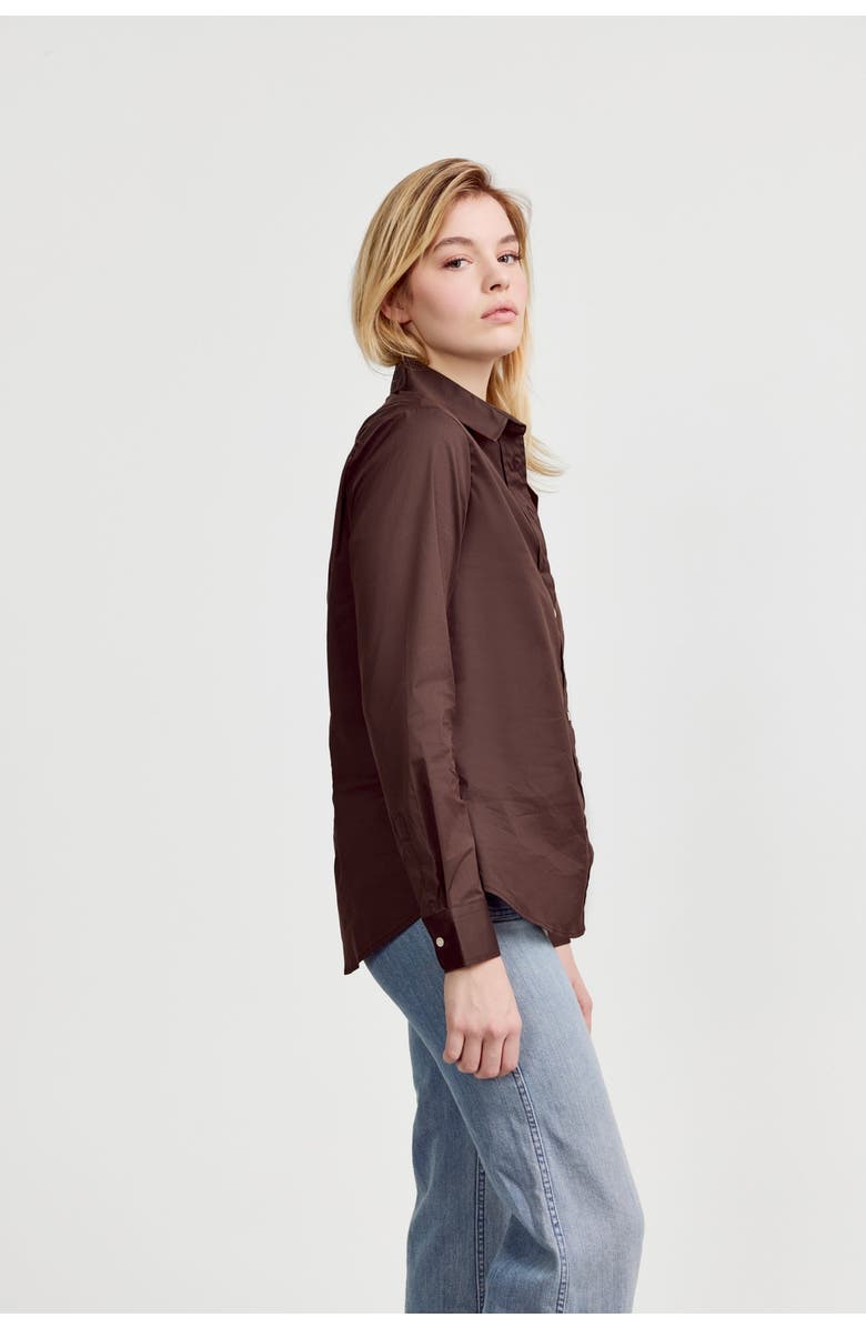 The Shirt by Rochelle Behrens The Icon Shirt, Alternate, color, Brown