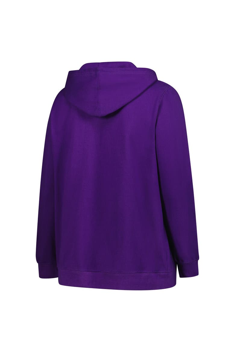 Women's Fanatics Purple Minnesota Vikings Plus Size V-Neck Pullover Hoodie, Alternate, color, Purple