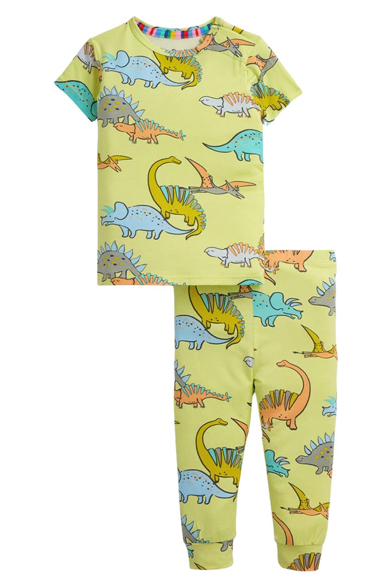 Kids' Roar N Explore Magnetic Fitted Two-Piece Pajamas, Alternate, color, ROEXP