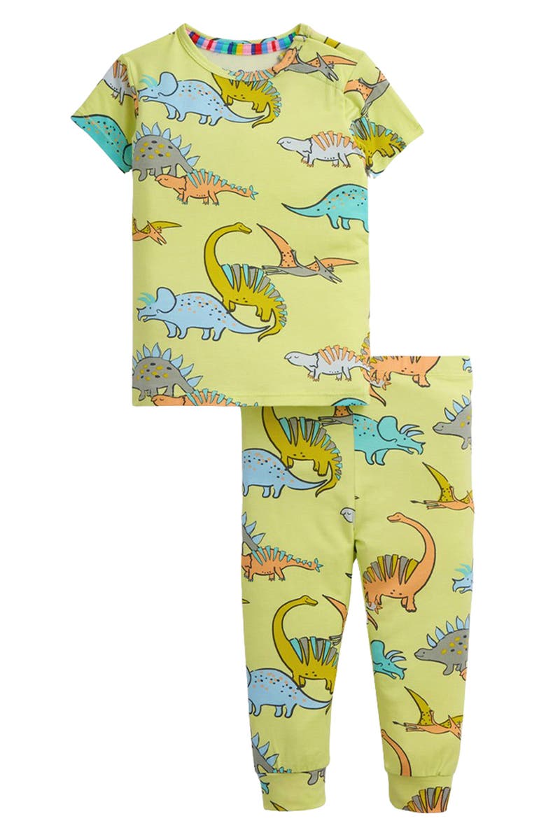 Magnetic Me Kids' Roar N Explore Magnetic Fitted Two-Piece Pajamas, Alternate, color, Roexp