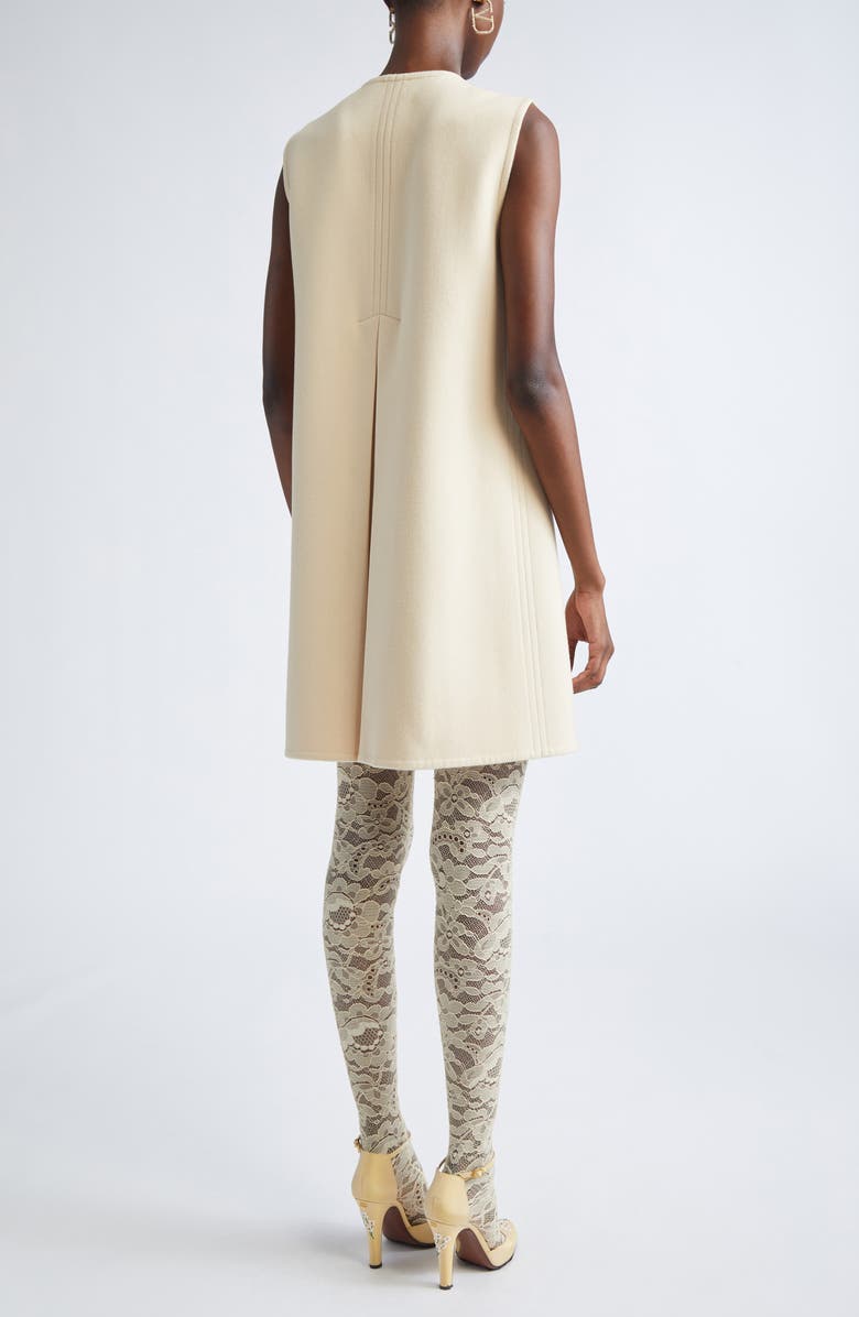 Valentino Garavani V-Detail Wool & Cashmere Vest, Alternate, color, Nude