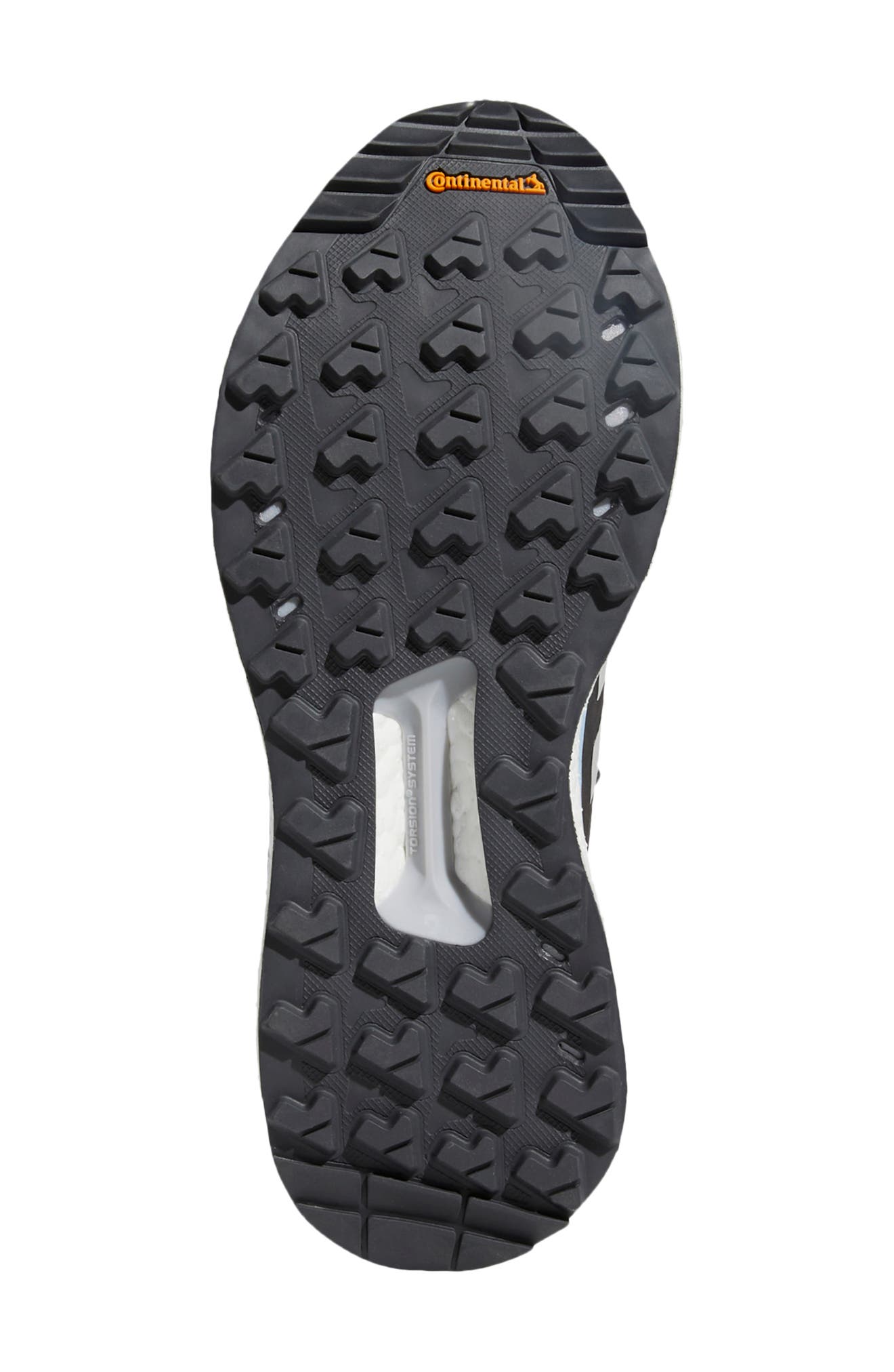 Terrex Free Parley Trail Hiking Boot, Alternate, color, CRYSTAL WHITE/ SOLAR GOLD