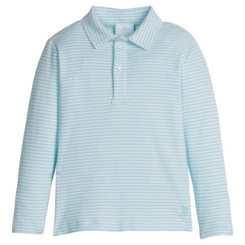 Kids' Striped Long Sleeve Polo (Toddler, Little Kid & Big Kid)