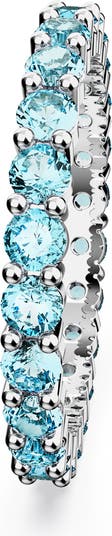 Matrix Round Crystal Eternity Ring