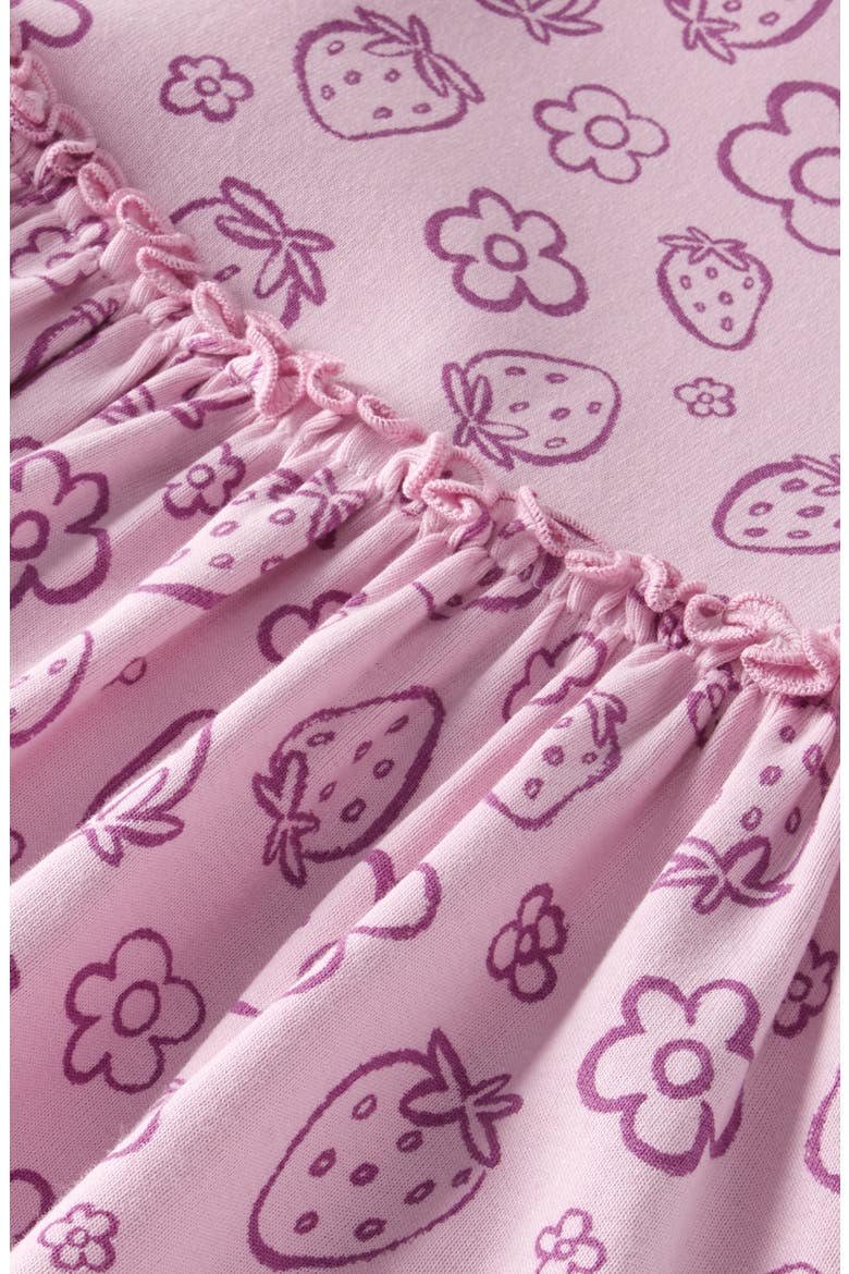 Kids' Print Racerback Dress, Alternate, color, PINK LAVENDER BERRY DOODLE