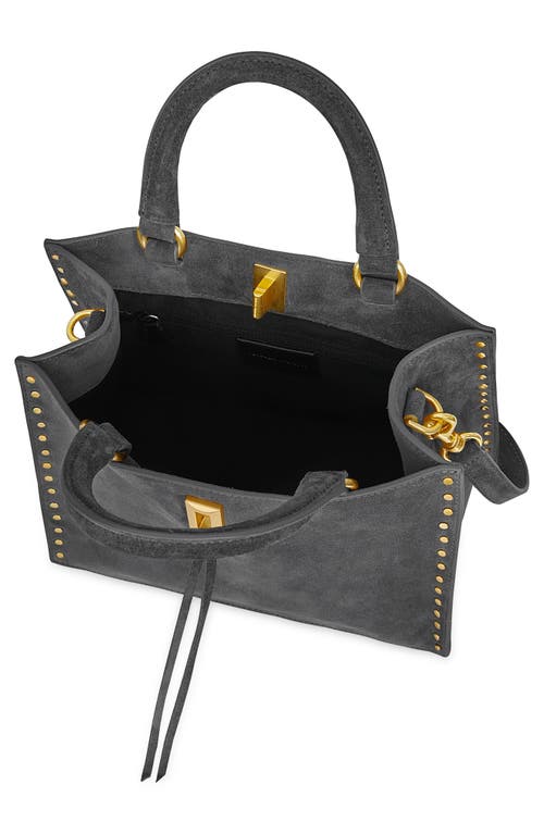 Rebecca Minkoff Darren Small Leather Tote In Gray