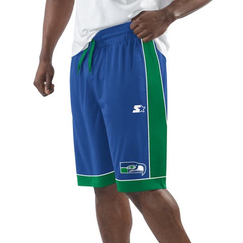 Men's Starter  Royal Seattle Seahawks Fan Favorites Vintage Logo Shorts