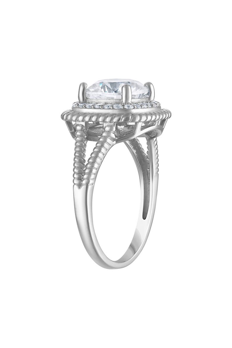Moissanite Ring, Alternate, color, SILVER