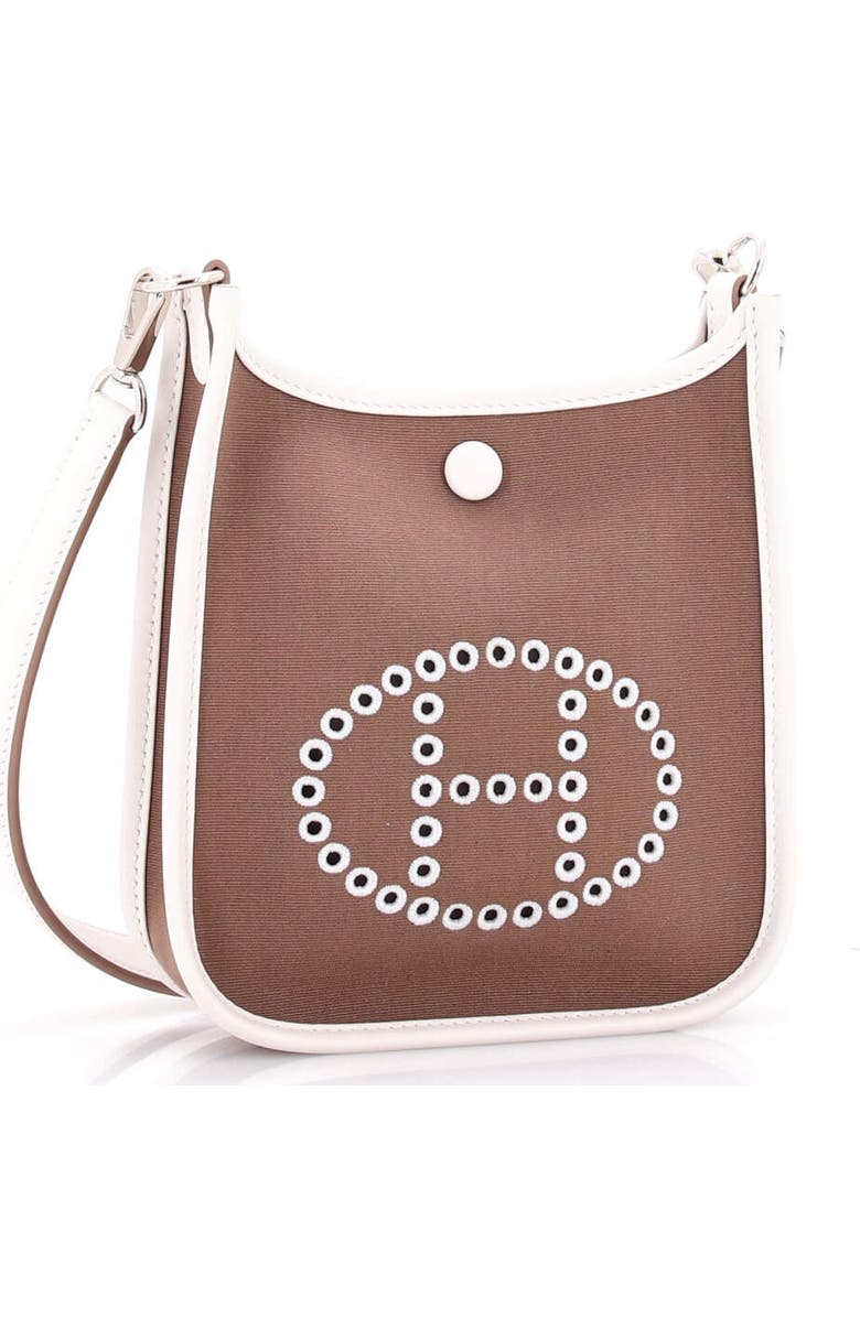 Pre-Owned Hermes Neo Evelyne Bag Toile and Leather TPM, Alternate, color, Etoupe