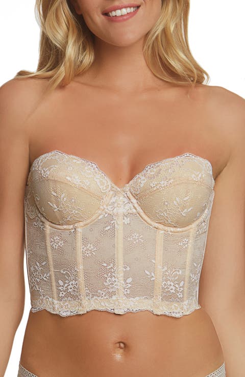 Tayler Lace Strapless Underwire Bustier