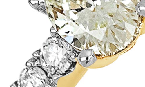 Carriere Jewelry Carrière Jewelry Oval Center Diamond Cuff Ring In 14k Yellow Gold
