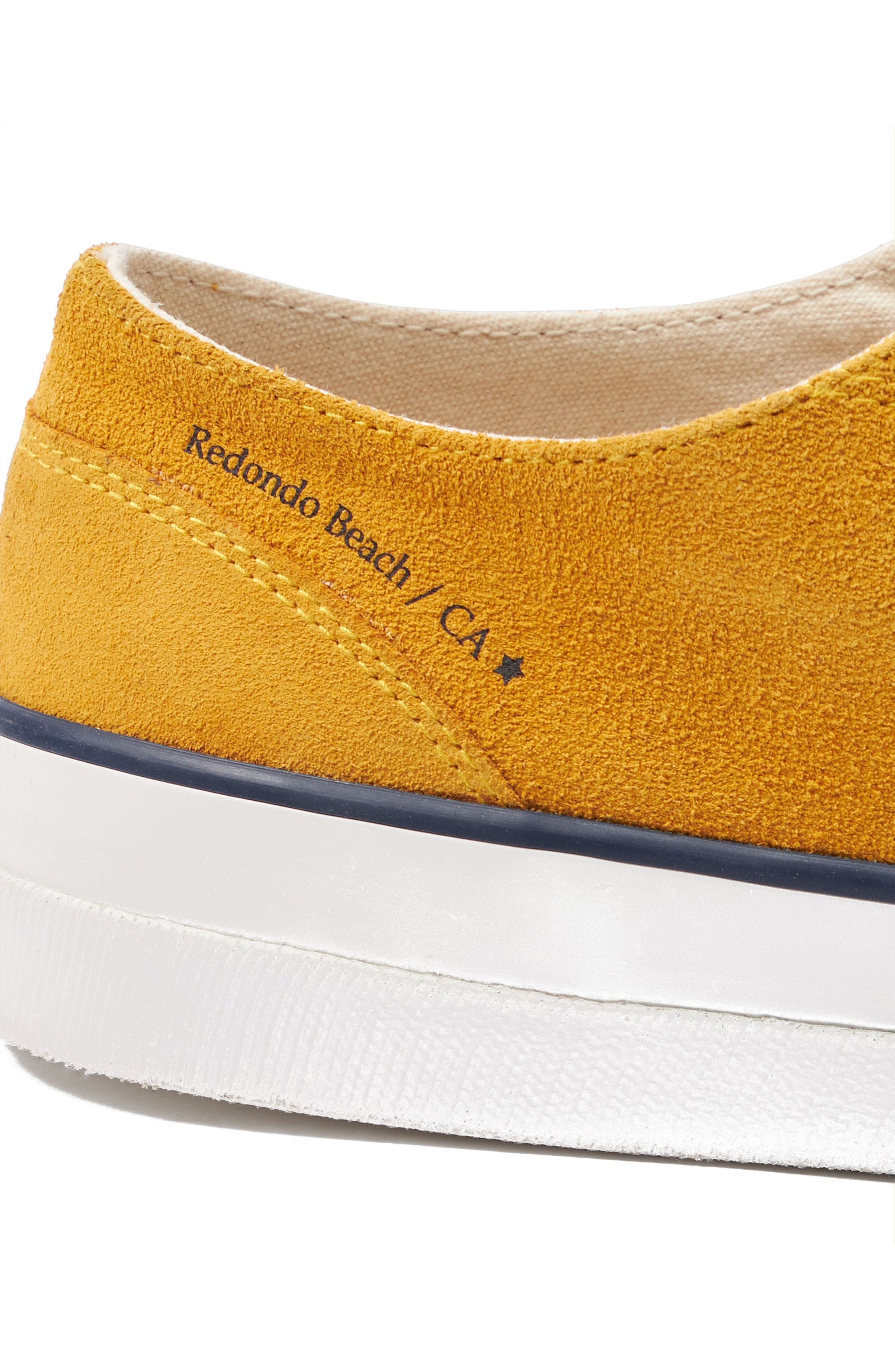 Fortela Redondo Suede Sneakers by Mr. Fliks, Alternate, color, Banana