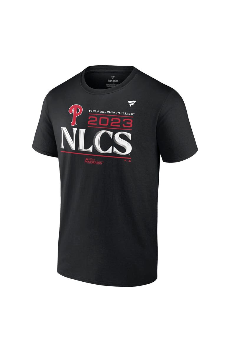 FANATICS Men's Fanatics  Black Philadelphia Phillies 2023 Division Series Winner Locker Room T-Shirt, Alternate, color, 