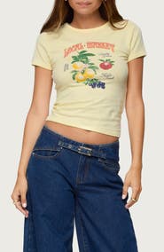 EDIKTED Local Market Graphic T-Shirt