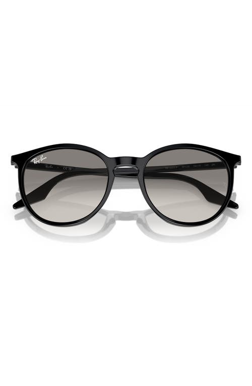 Ray Ban Ray-ban 54mm Gradient Phantos Round Sunglasses In Black