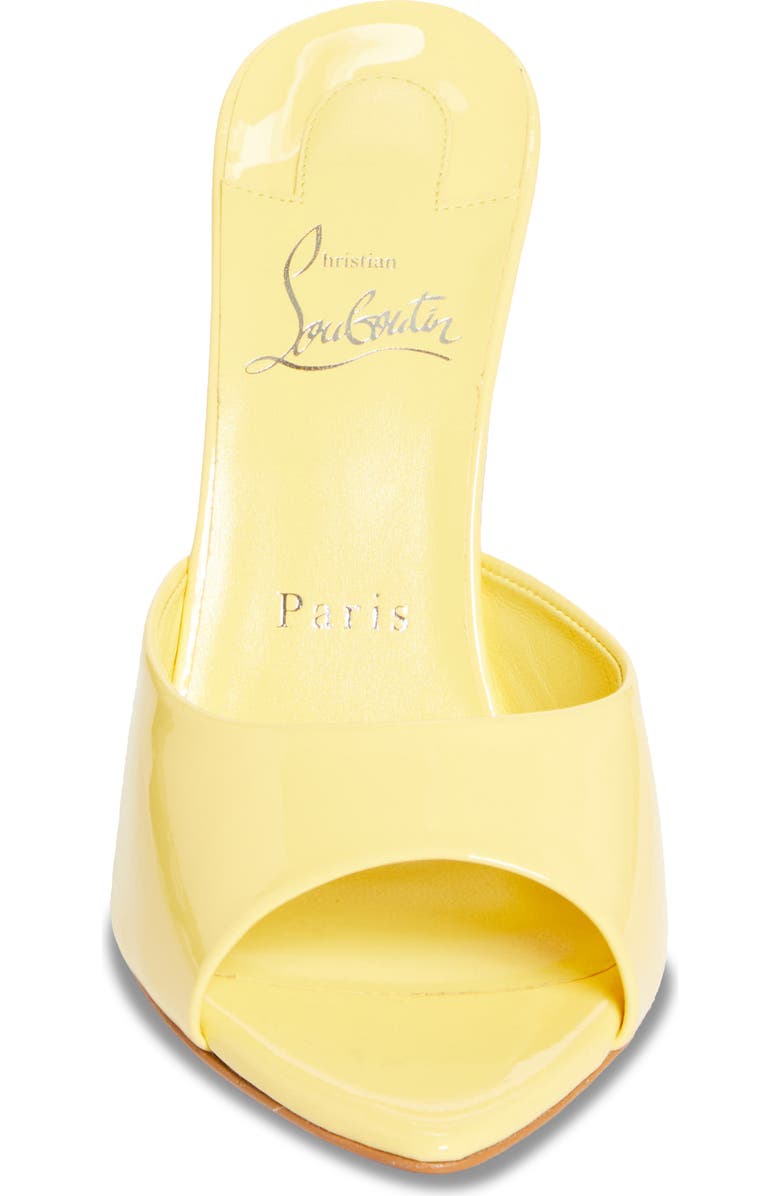 Christian Louboutin Miss Z Pointed Toe Sandal, Alternate, color, Y523 Vanilla/ Lin Vanilla