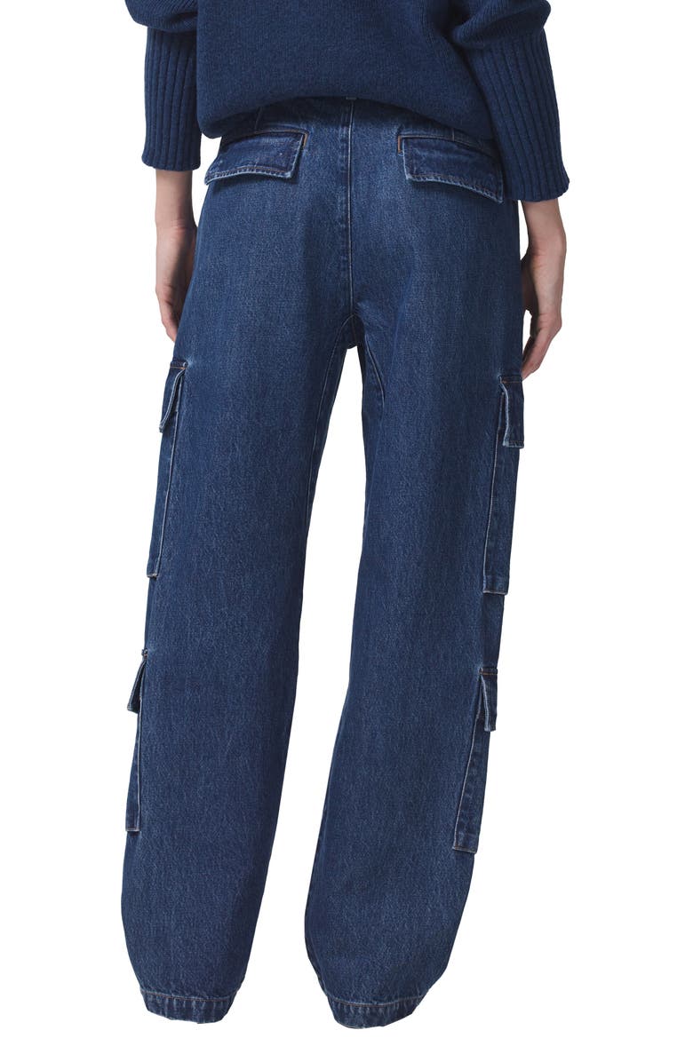 Citizens of Humanity Delena High Waist Wide Leg Cargo Jeans, Alternate, color,