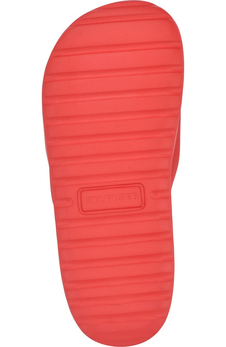 Tommy Hilfiger Marmo Slide Sandal, Alternate, color, Red