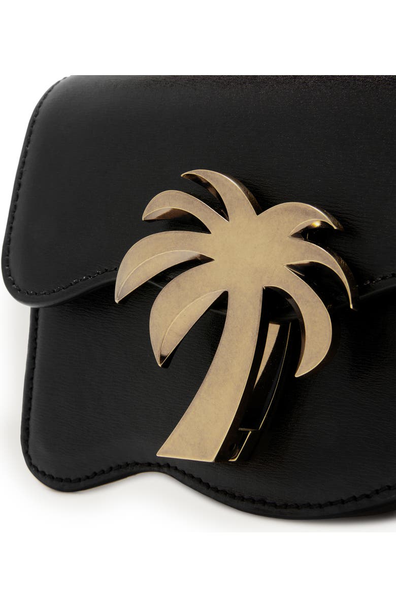 Palm Angels Palm Beach Leather Shoulder Bag, Alternate, color,