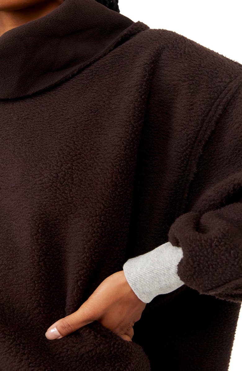 Free People Elk Mountain Funnel Neck Sweatshirt, Alternate, color, 