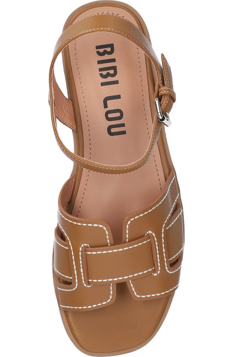 Bibi Lou Holly Ankle Strap Sandal, Alternate, color, Cuero