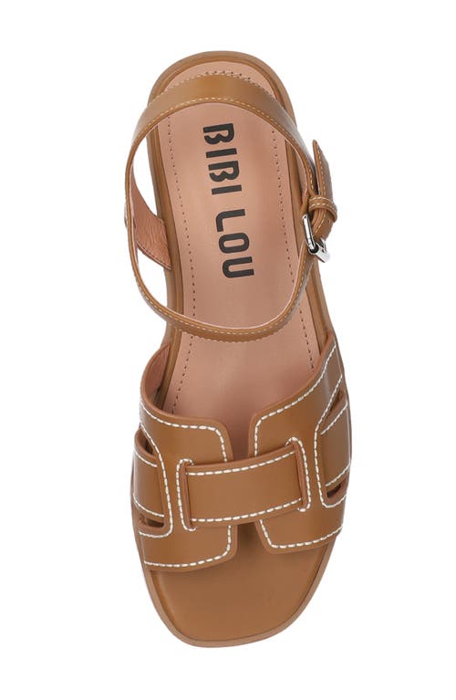 Bibi Lou Holly Ankle Strap Sandal In Cuero