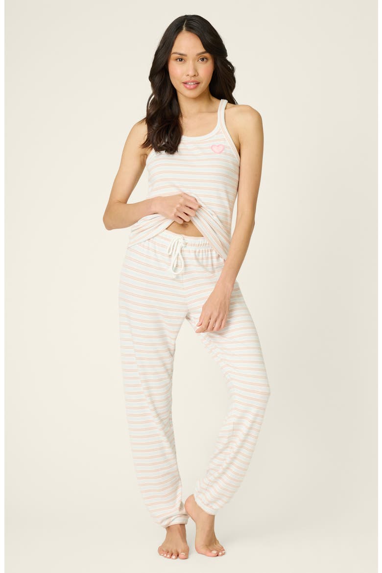 Jadore Amour Striped Pajama Pants, Alternate, color, STRIPE MULTI