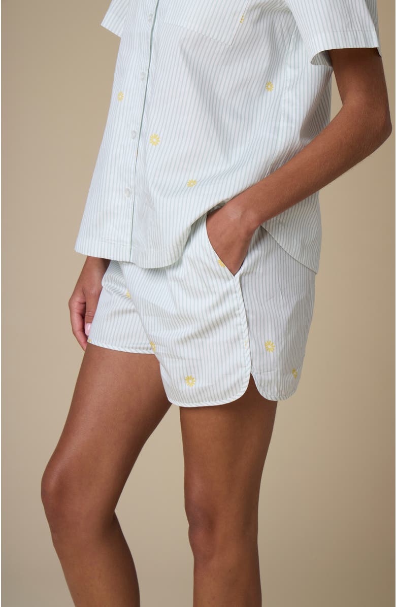 noon Cotton Pajama Shorts, Alternate, color, 