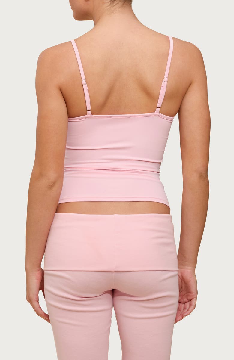 EDIKTED Blonka Crop Camisole, Alternate, color, Pink