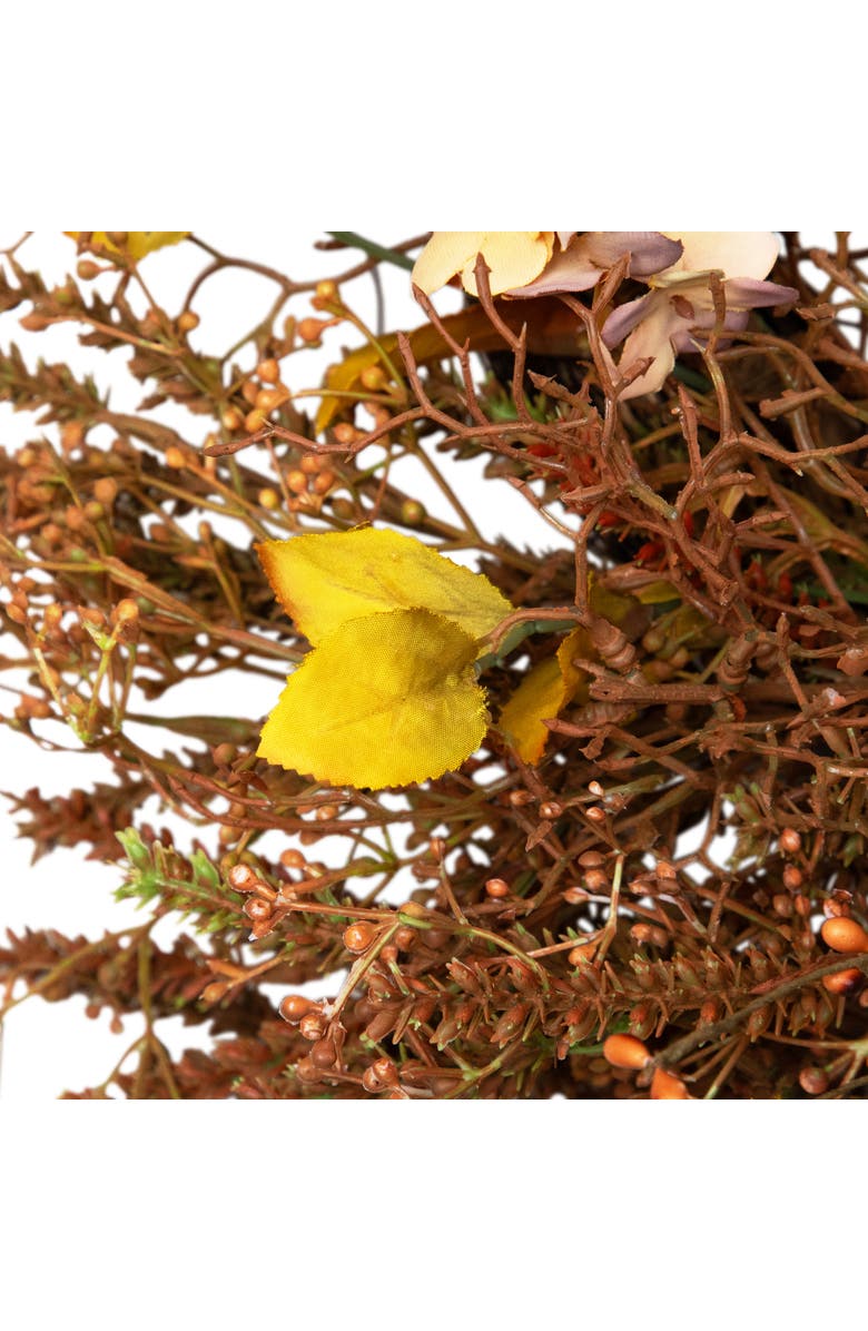 Northlight Fall Grass Autumn Harvest Artificial Wreath - 32", Alternate, color, 