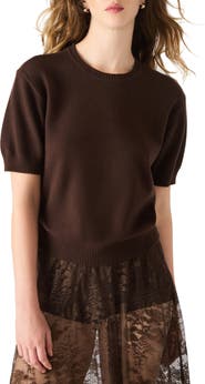 Steve Madden Hermia Short Sleeve Sweater