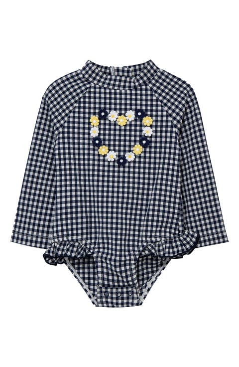 Gingham UPF 50+ One-Piece Rashguard (Baby)