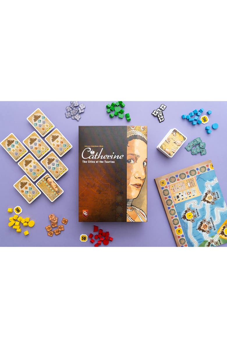 Capstone Games Catherine, Cities Of The Tsarina Board Game, 14+, Alternate, color, Multicolored