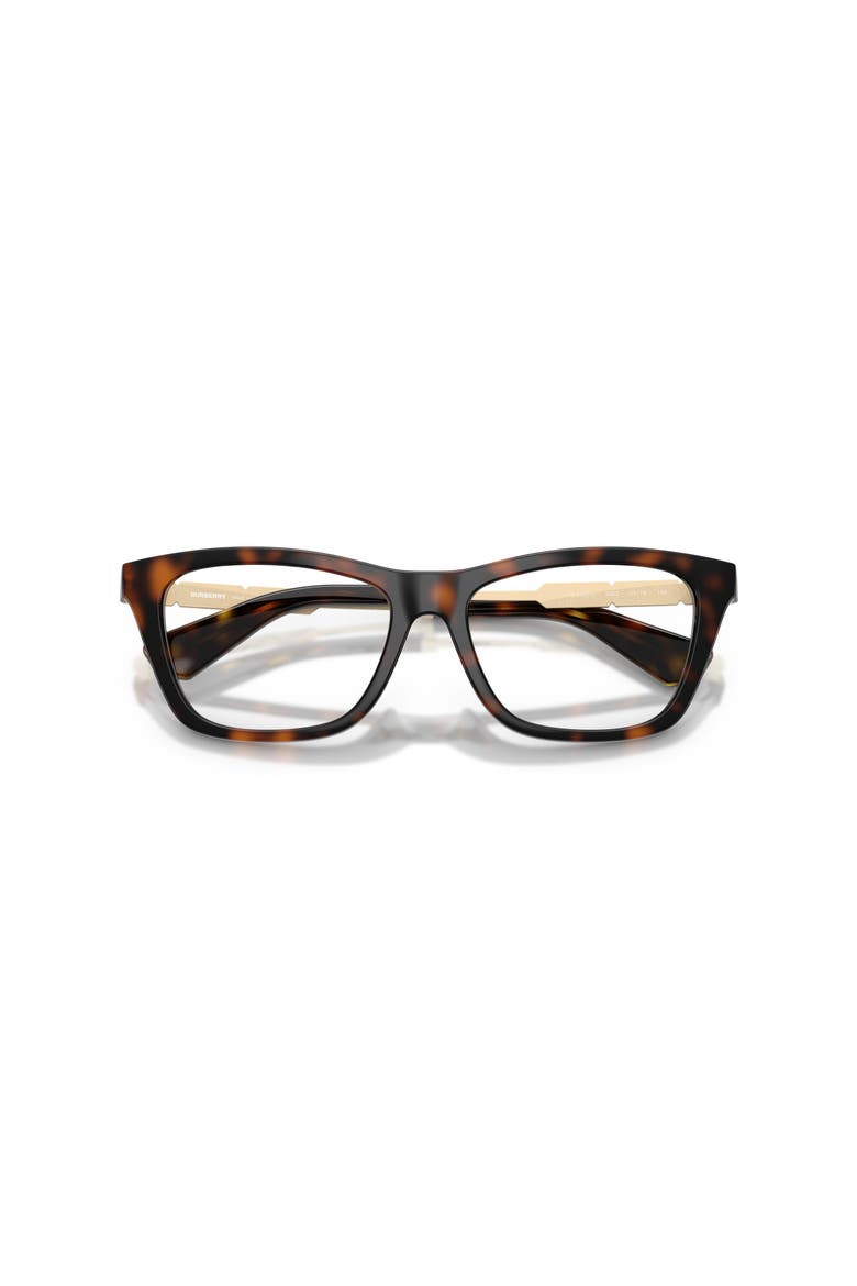 54mm Rectangle optical glasses, Alternate, color, Brown