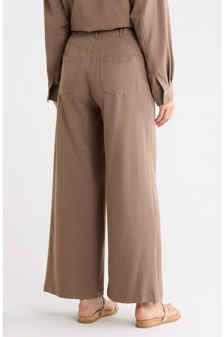 Wide Leg Pants, Alternate, color, MUSHROOM