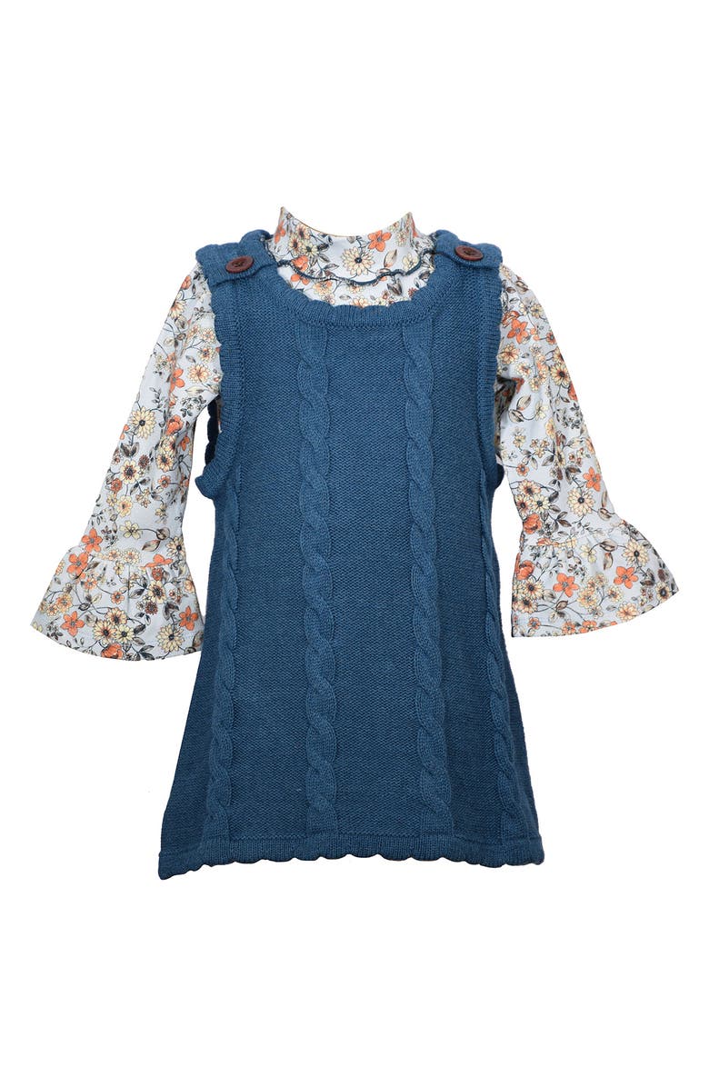 Bonnie Jean Cable Knit Jumper Set, Main, color,