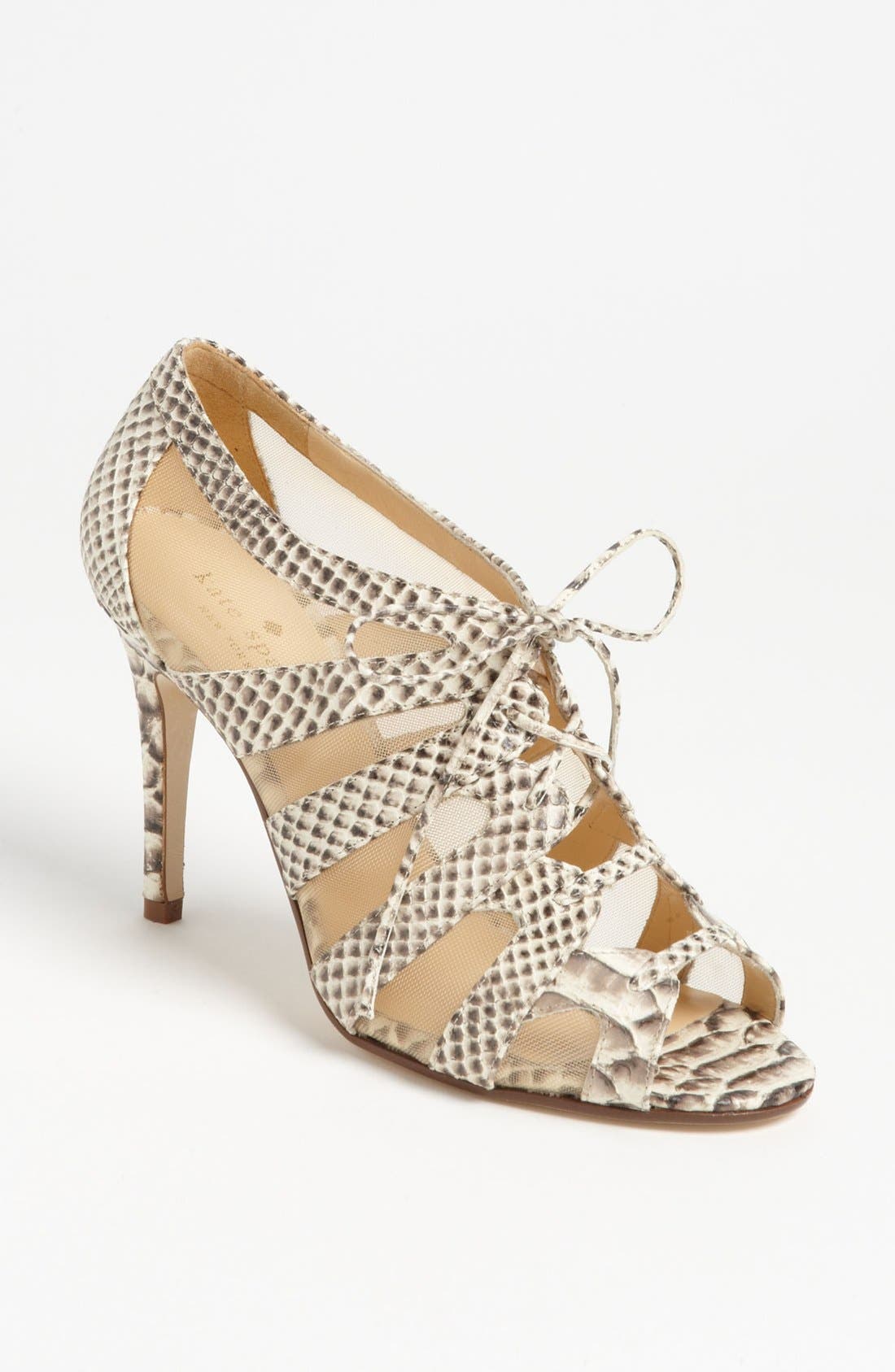 'iver' sandal, Main, color, NATURAL BOA PRINT