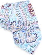 Robert Graham Paisley Floral Silk Tie