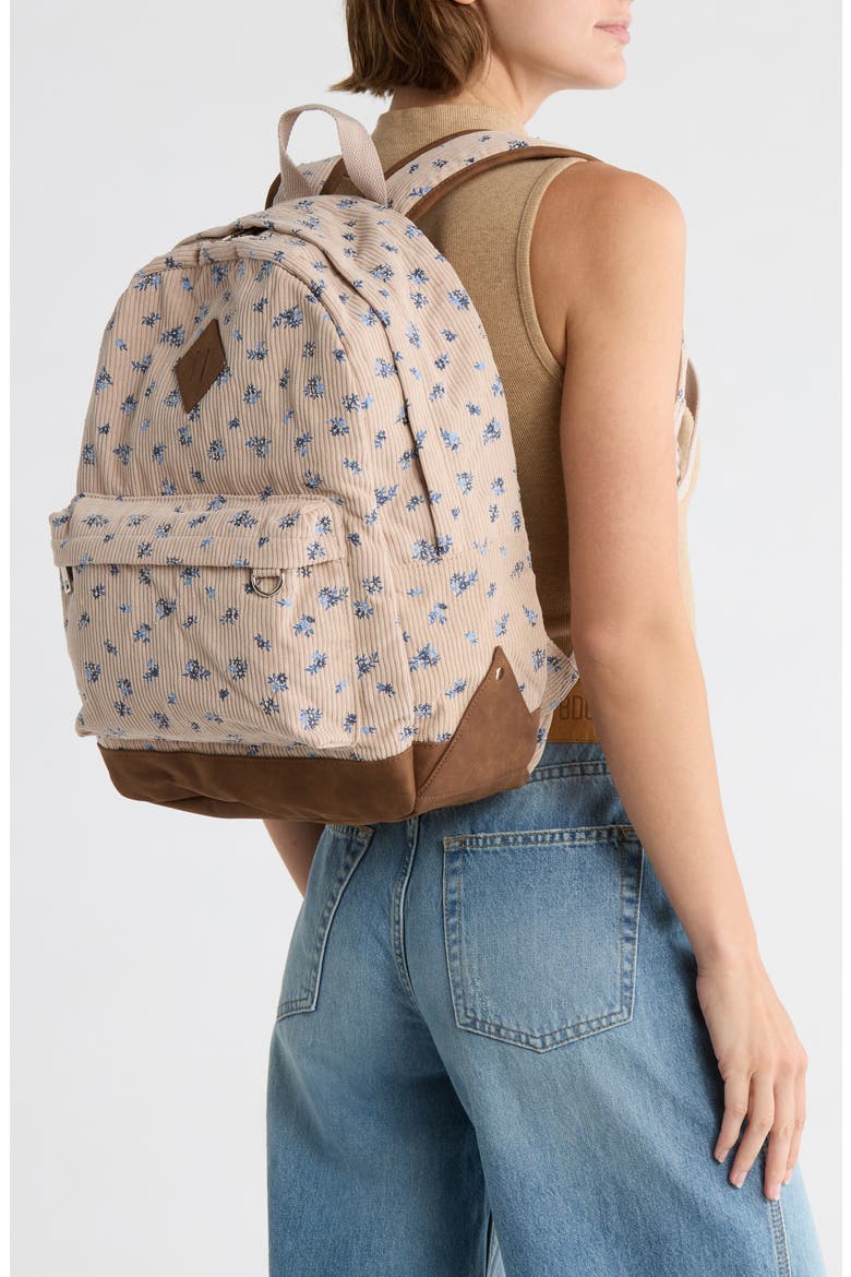 Corduroy Backpack & Lunch Bag Set, Alternate, color, DITSY FLORAL