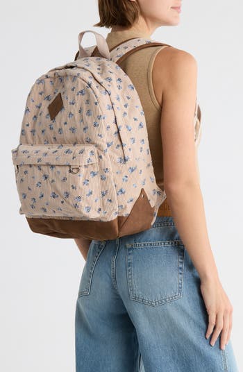 Corduroy Backpack & Lunch Bag Set