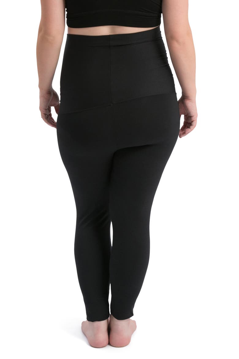 Louisa Maternity & Postpartum Legging, Alternate, color, BLACK