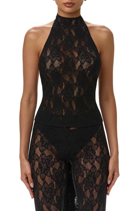 Lace Halter Top