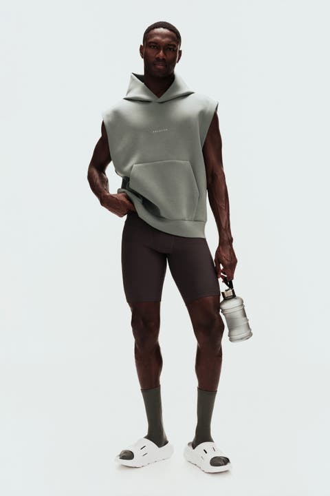 Sleeveless Sports Hoodie With Drymove